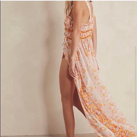 NWT Free People Floral Maxi Dress - Medium - Picture 4 of 4
